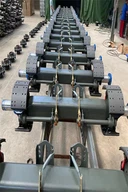 Eje de remolque de lecho bajo